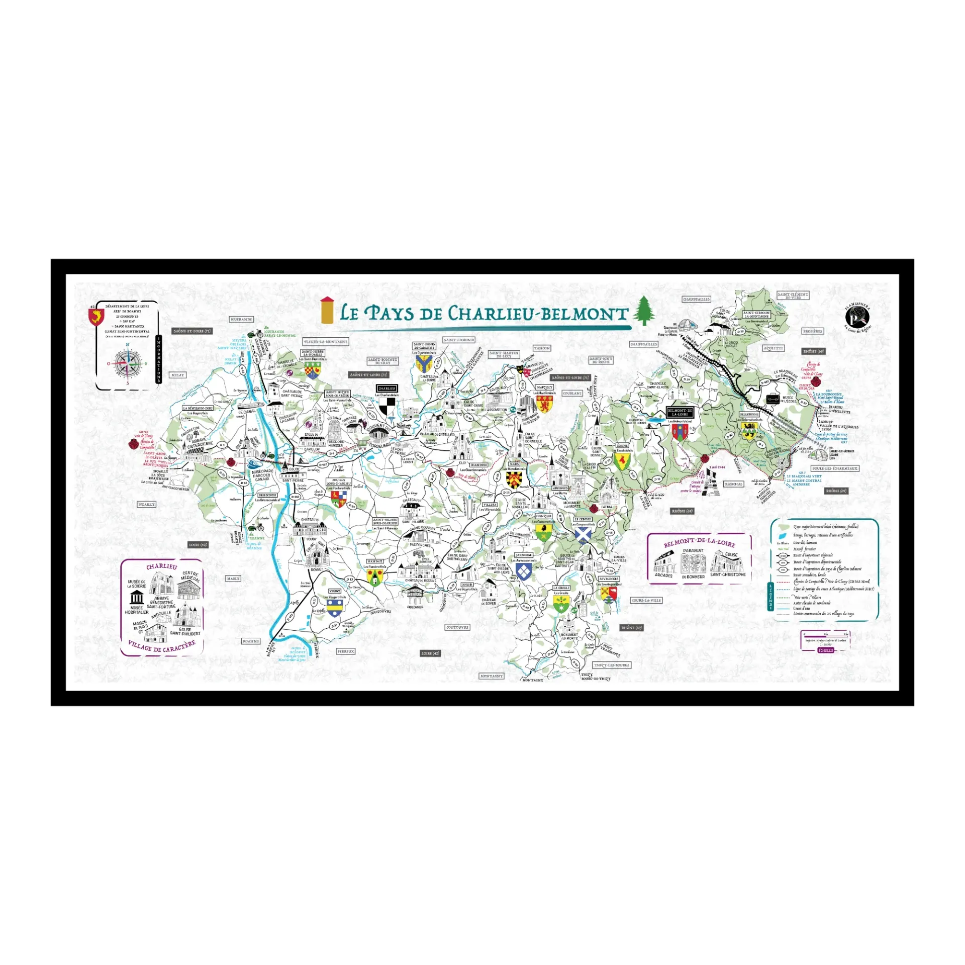 Le Pays de Charlieu-Belmont (Sans Plastification)