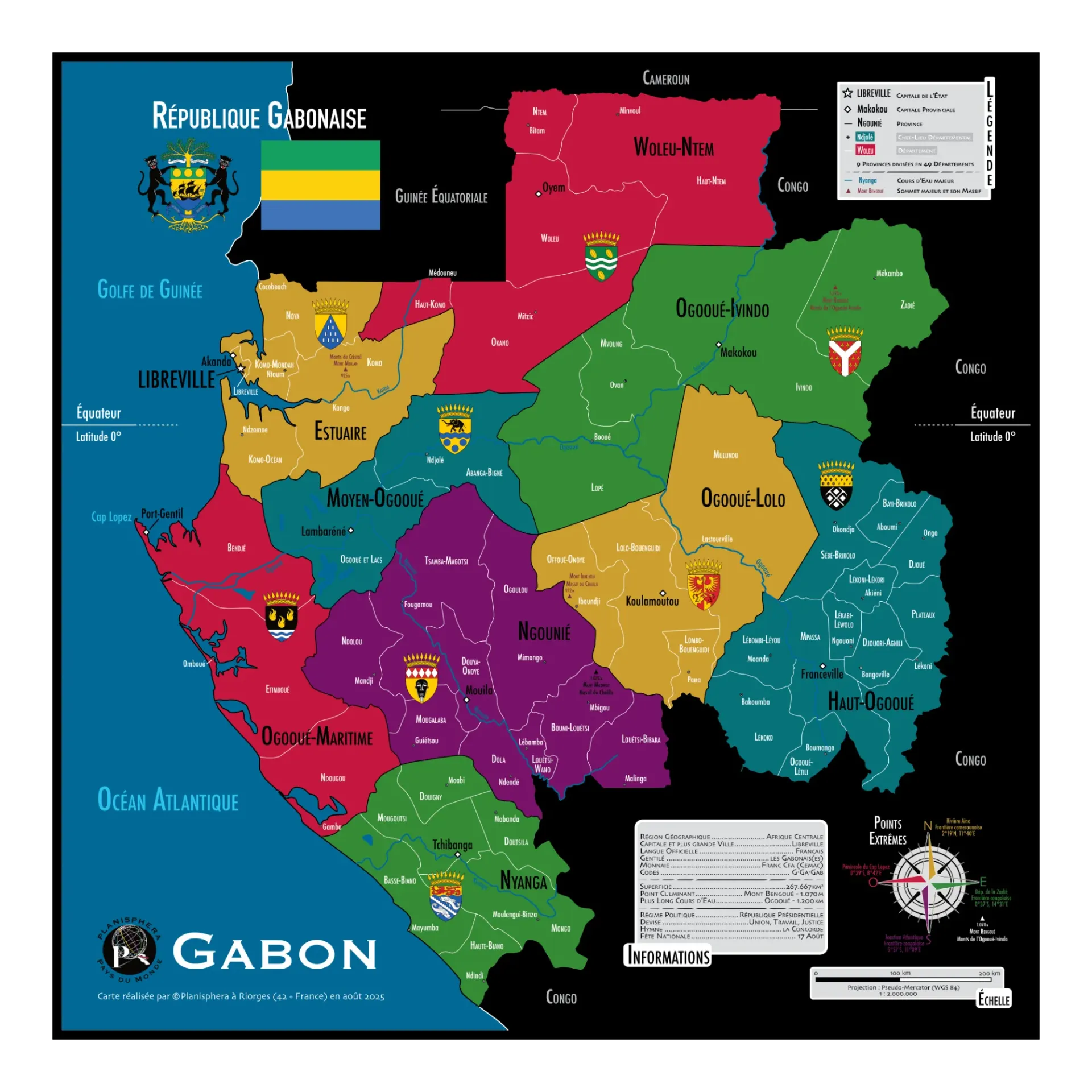 Le Gabon (Sans Plastification)
